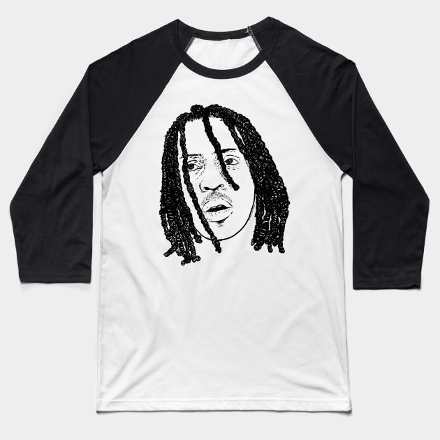 CHIEF KEEF Baseball T-Shirt by TheCosmicTradingPost